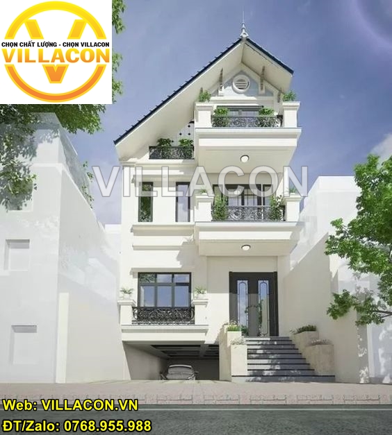 Thiết Kế Thi Công Nhà Phố Đẹp | Giá Tốt | Bảo Hành 10 Năm | VILLACON 9 thiết kế thi công nhà phố