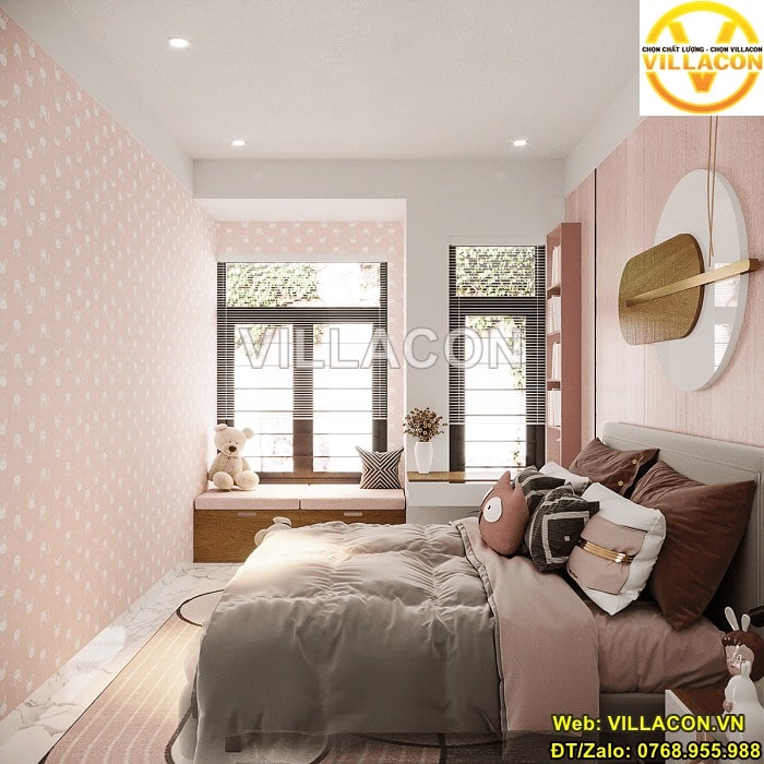 Căn hộ 2 phòng ngủ | Thiết kế nội thất chung cư | VILLACON 1 Căn hộ 2 phòng ngủ