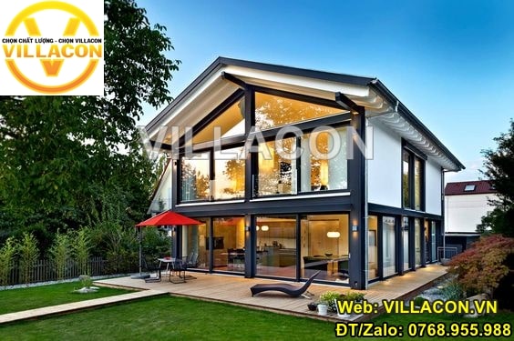 Giá thi công nhà khung thép tiền chế dân dụng 2 tầng đẹp 6 Giá thi công nhà khung thép