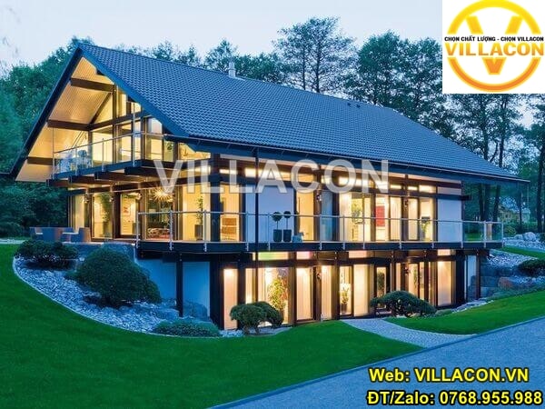 Giá thi công nhà khung thép tiền chế dân dụng 2 tầng đẹp 5 Giá thi công nhà khung thép