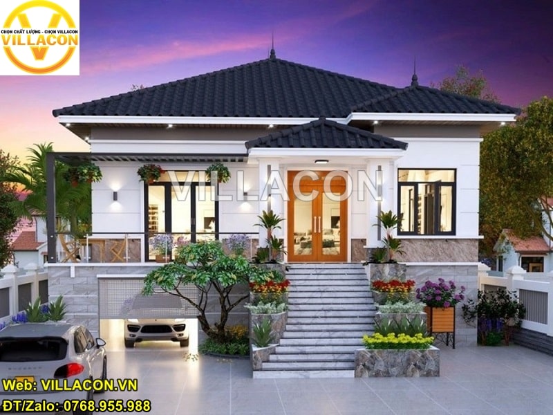 Nhà vườn đẹp nhất hiện đại | Công Ty Uy Tín Số 1 | VILLACON 4 nhà vườn đẹp