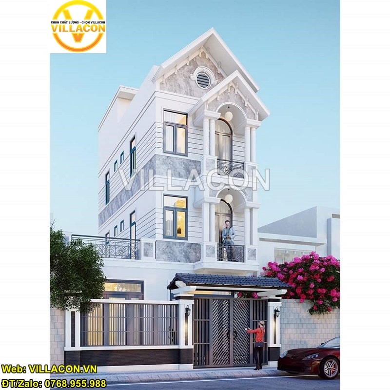 Biệt Thự Tân Cổ Điển 2 Tỷ Siêu Đẹp Chất Lượng Cao | VILLACON 1 biệt thự tân cổ điển 2 tỷ