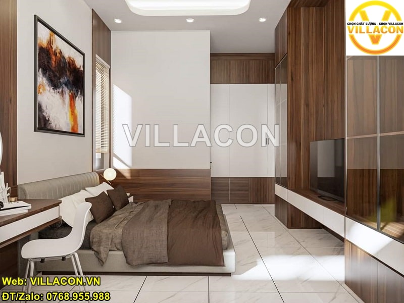 Nhà Ống 3 Tầng 1 Tum Đẹp Hiện Đại | Không Thấm Nứt| VILLACON 8 Nhà Ống 3 Tầng 1 Tum Đẹp