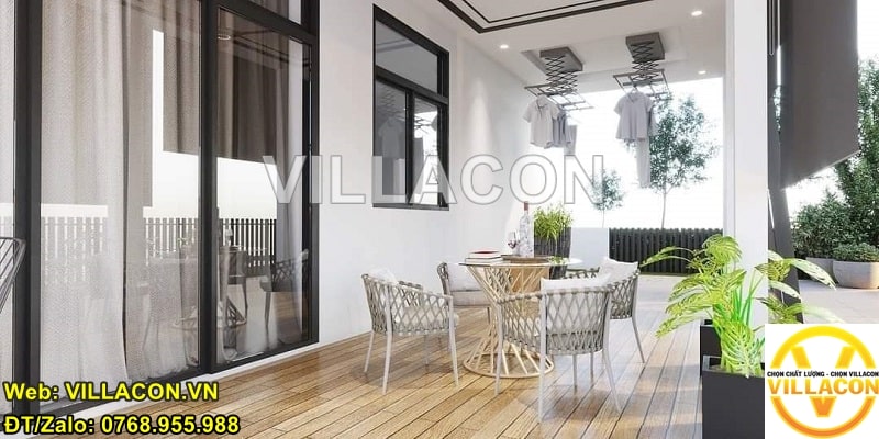 Biệt Thự 4 Tầng Đẹp Hiện Đại Tràn Ngập Ánh Sáng | VILLACON 6 biệt thự 4 tầng đẹp