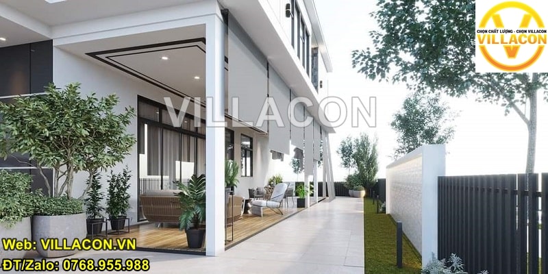 Biệt Thự 4 Tầng Đẹp Hiện Đại Tràn Ngập Ánh Sáng | VILLACON 3 biệt thự 4 tầng đẹp