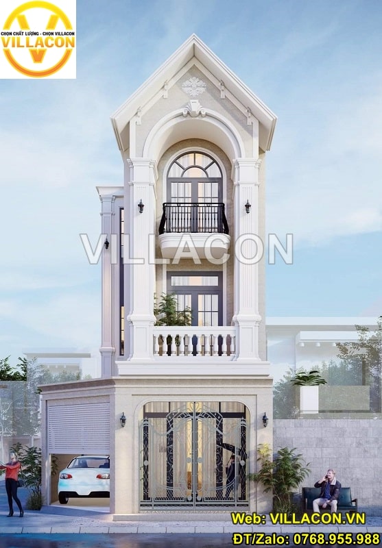 Biệt Thự Tân Cổ Điển 3 Tầng Mái Thái Đẹp Sang Trọng|VILLACON 1 Biệt thự tân cổ điển 3 tầng mái thái