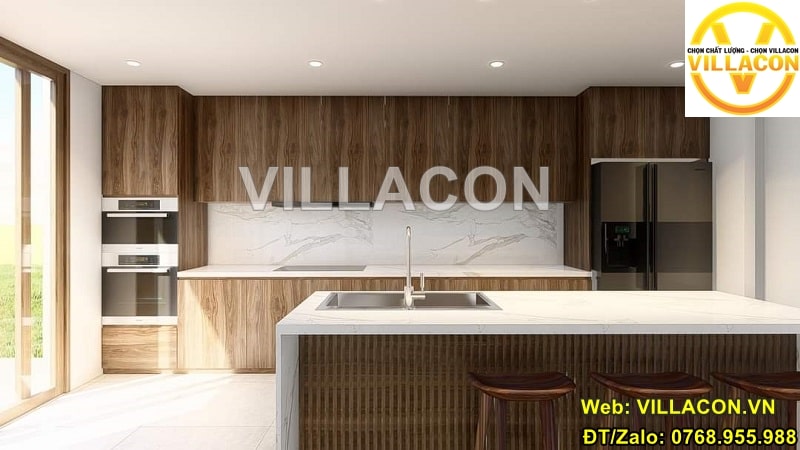 Nhà Đẹp Tân Cổ Điển 3 Tầng 5x20m Sang Trọng | VILLACON 4 nhà đẹp tân cổ điển