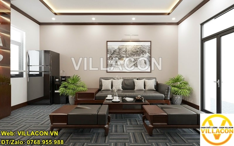 nhà ống 2 tầng 1 tum 3 phòng ngủ