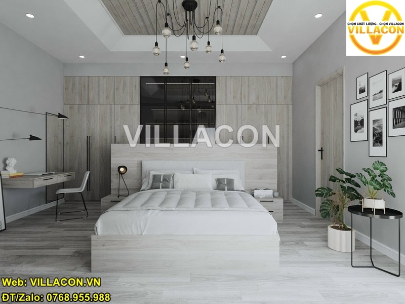 Nhà Ống 2 Tầng 1 Tum 3 Phòng Ngủ Siêu Đẹp Hiện Đại| VILLACON 5 nhà ống 2 tầng 1 tum 3 phòng ngủ